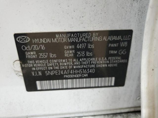 Photo 11 VIN: 5NPE24AF4HH516340 - HYUNDAI SONATA SE 