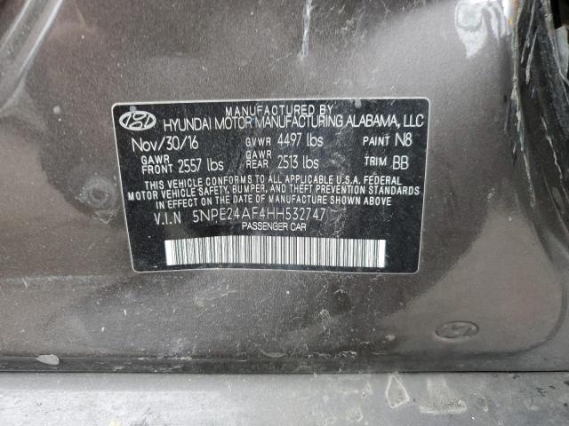 Photo 11 VIN: 5NPE24AF4HH532747 - HYUNDAI SONATA 