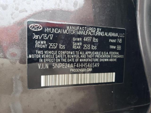 Photo 11 VIN: 5NPE24AF4HH546549 - HYUNDAI SONATA SE 