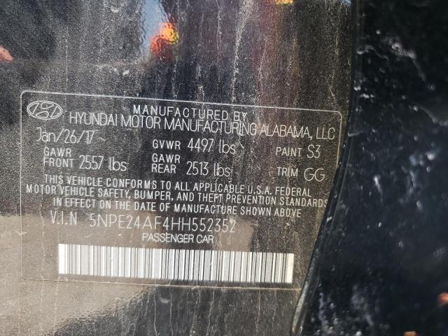 Photo 12 VIN: 5NPE24AF4HH552352 - HYUNDAI SONATA SE 