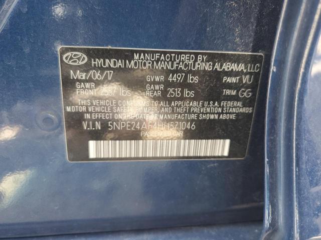 Photo 12 VIN: 5NPE24AF4HH571046 - HYUNDAI SONATA SE 