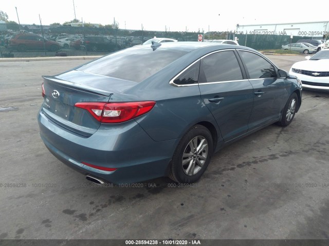 Photo 3 VIN: 5NPE24AF4HH574254 - HYUNDAI SONATA 