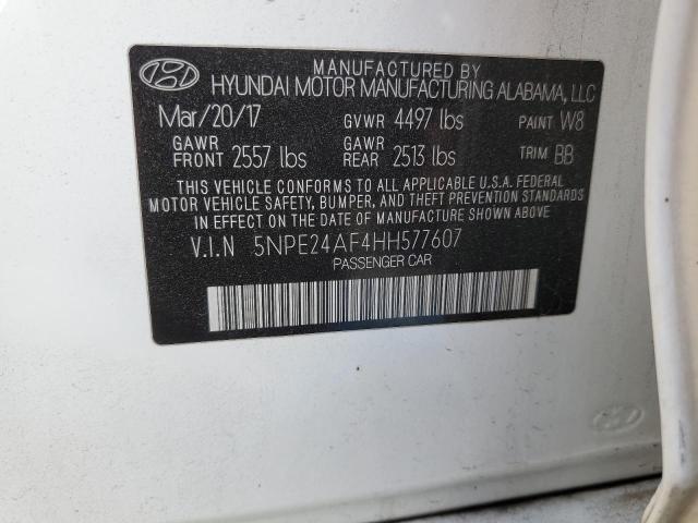 Photo 11 VIN: 5NPE24AF4HH577607 - HYUNDAI SONATA SE 