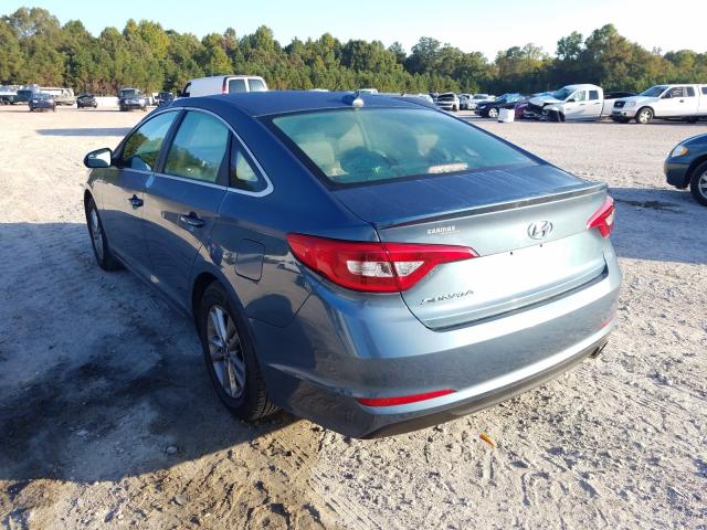 Photo 2 VIN: 5NPE24AF4HH580278 - HYUNDAI SONATA SE 