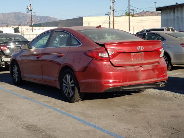 Photo 2 VIN: 5NPE24AF4HH582760 - HYUNDAI SONATA SE 