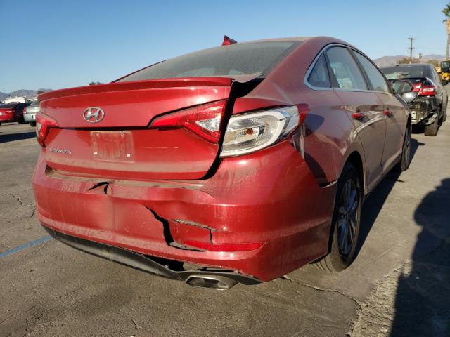 Photo 3 VIN: 5NPE24AF4HH582760 - HYUNDAI SONATA SE 