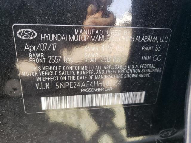 Photo 12 VIN: 5NPE24AF4HH587134 - HYUNDAI SONATA SE 