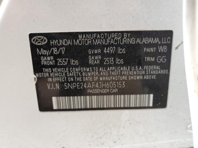 Photo 11 VIN: 5NPE24AF4JH605153 - HYUNDAI SONATA 