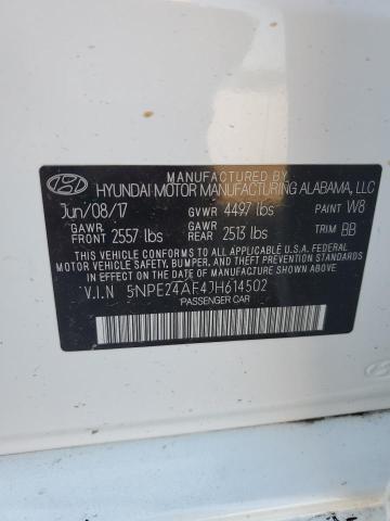 Photo 11 VIN: 5NPE24AF4JH614502 - HYUNDAI SONATA 