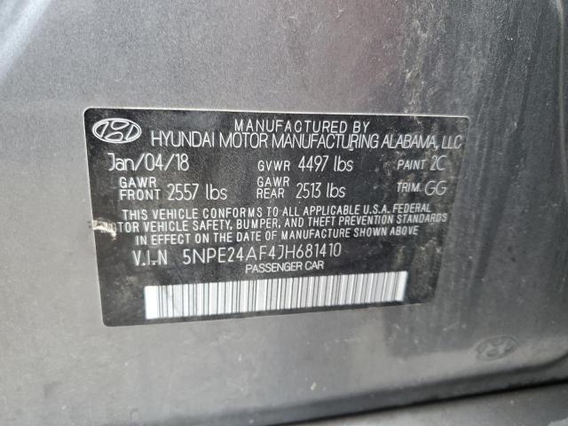 Photo 11 VIN: 5NPE24AF4JH681410 - HYUNDAI SONATA 