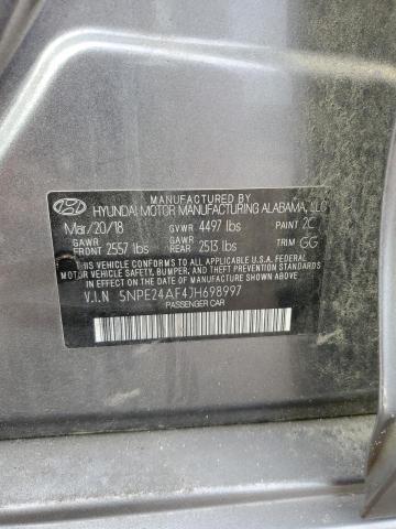 Photo 11 VIN: 5NPE24AF4JH698997 - HYUNDAI SONATA SE 