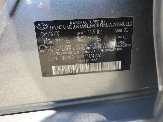 Photo 11 VIN: 5NPE24AF4KH749268 - HYUNDAI SONATA SE 