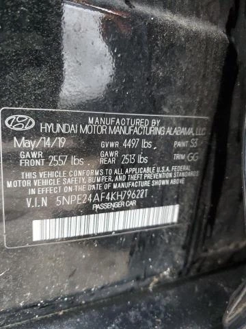 Photo 11 VIN: 5NPE24AF4KH796221 - HYUNDAI SONATA SE 