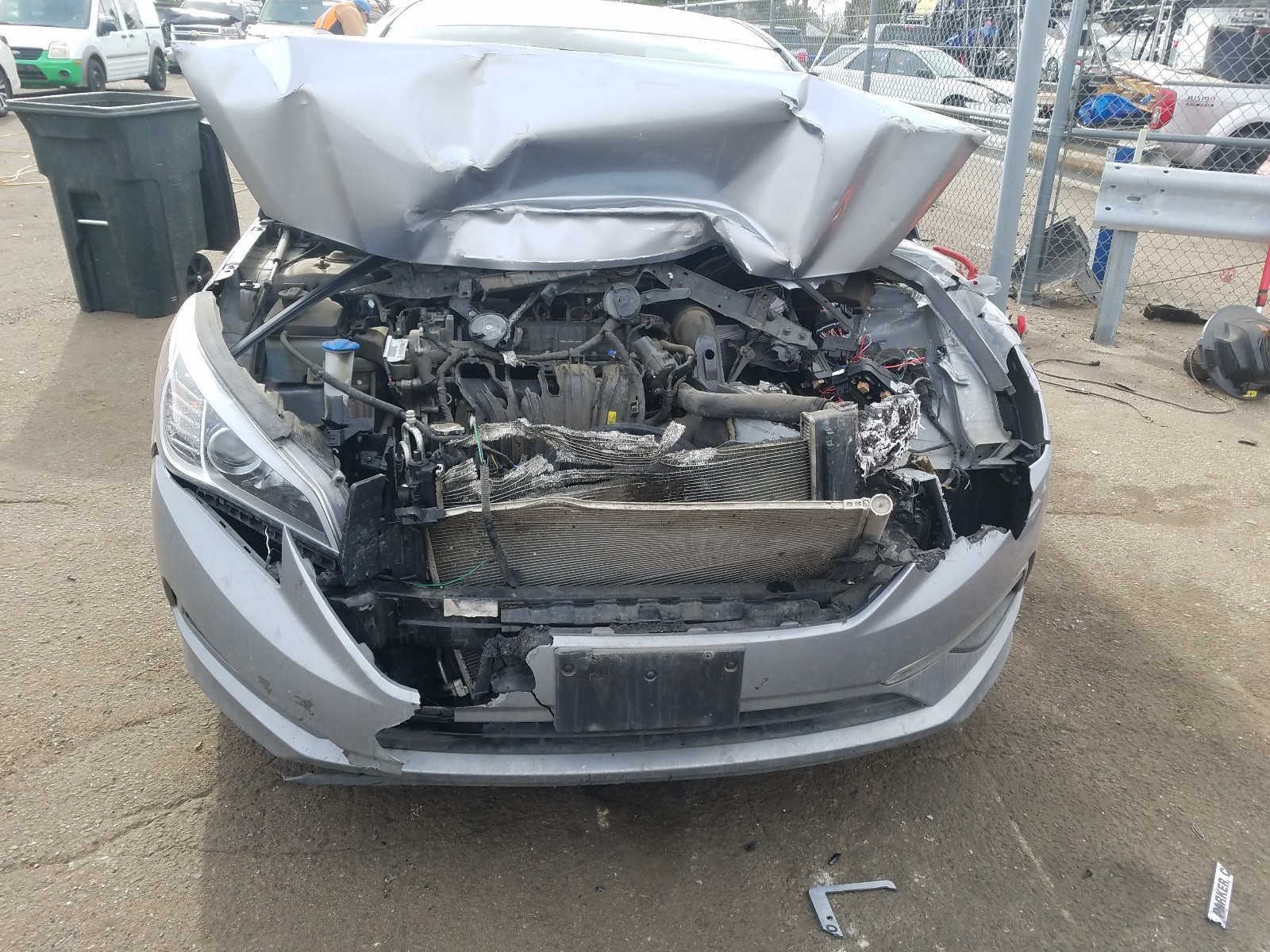 Photo 8 VIN: 5NPE24AF5FH003837 - HYUNDAI SONATA SE 