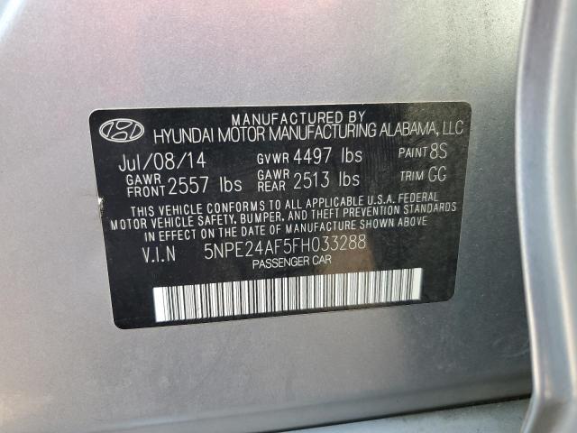 Photo 11 VIN: 5NPE24AF5FH033288 - HYUNDAI SONATA SE 