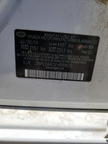 Photo 11 VIN: 5NPE24AF5FH050625 - HYUNDAI SONATA SE 