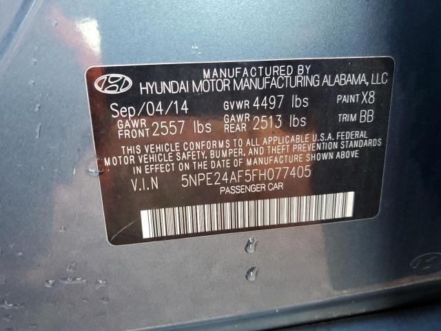 Photo 11 VIN: 5NPE24AF5FH077405 - HYUNDAI SONATA SE 