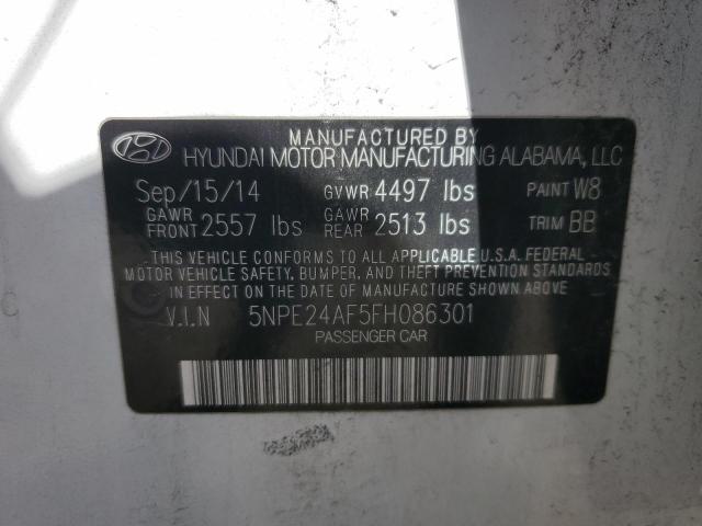 Photo 11 VIN: 5NPE24AF5FH086301 - HYUNDAI SONATA 