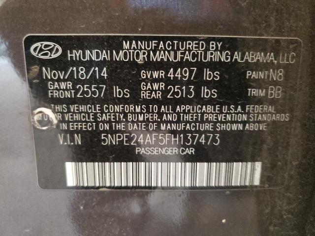 Photo 11 VIN: 5NPE24AF5FH137473 - HYUNDAI SONATA 