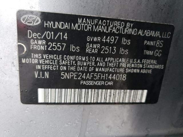 Photo 11 VIN: 5NPE24AF5FH144018 - HONDA CIVIC 