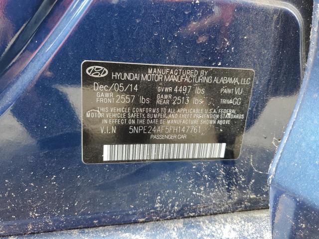 Photo 11 VIN: 5NPE24AF5FH147761 - HYUNDAI SONATA 