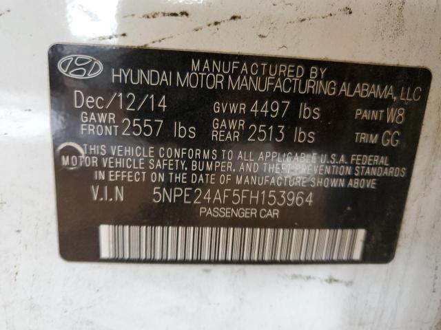 Photo 11 VIN: 5NPE24AF5FH153964 - HYUNDAI SONATA SE 