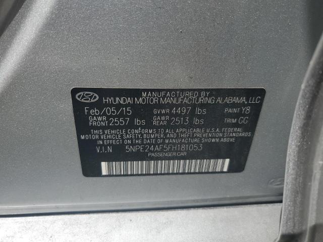 Photo 11 VIN: 5NPE24AF5FH181053 - HYUNDAI SONATA SE 