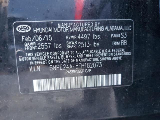 Photo 11 VIN: 5NPE24AF5FH182073 - HYUNDAI SONATA SE 