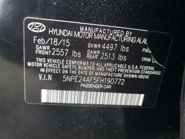 Photo 11 VIN: 5NPE24AF5FH190772 - HYUNDAI SONATA 