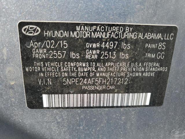 Photo 11 VIN: 5NPE24AF5FH217212 - HYUNDAI SONATA SE 