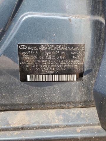 Photo 11 VIN: 5NPE24AF5FH222247 - HYUNDAI SONATA SE 