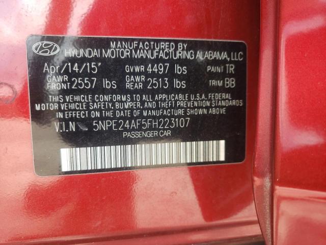 Photo 9 VIN: 5NPE24AF5FH223107 - HYUNDAI SONATA SE 