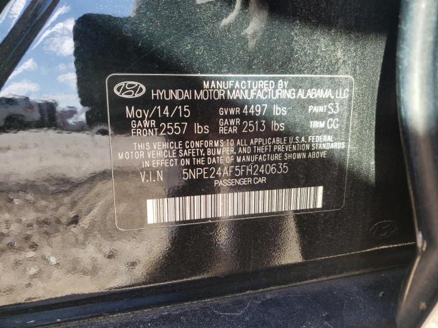 Photo 9 VIN: 5NPE24AF5FH240635 - HYUNDAI SONATA SE 