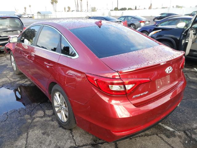 Photo 2 VIN: 5NPE24AF5GH263642 - HYUNDAI SONATA SE 