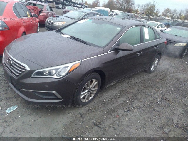 Photo 1 VIN: 5NPE24AF5GH270395 - HYUNDAI SONATA 