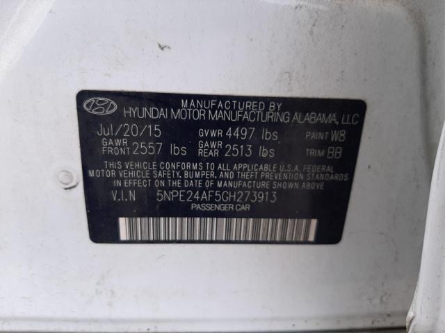 Photo 11 VIN: 5NPE24AF5GH273913 - HYUNDAI SONATA SE 