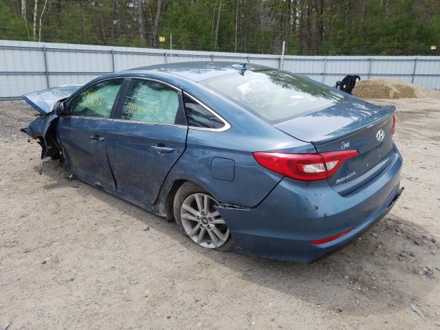 Photo 2 VIN: 5NPE24AF5GH276889 - HYUNDAI SONATA SE 