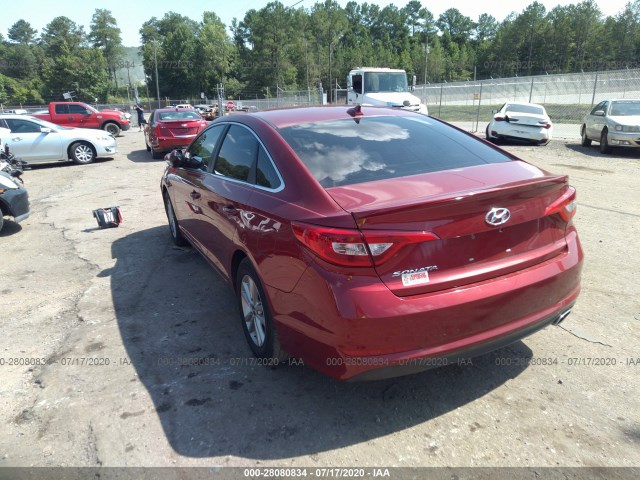 Photo 2 VIN: 5NPE24AF5GH283583 - HYUNDAI SONATA 