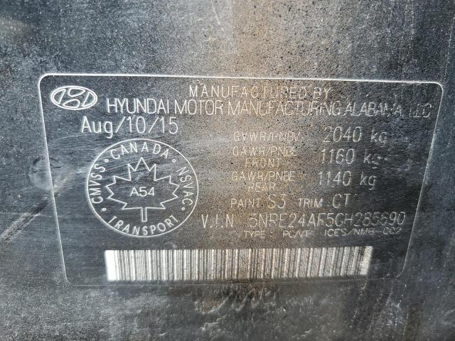 Photo 11 VIN: 5NPE24AF5GH285690 - HYUNDAI SONATA 