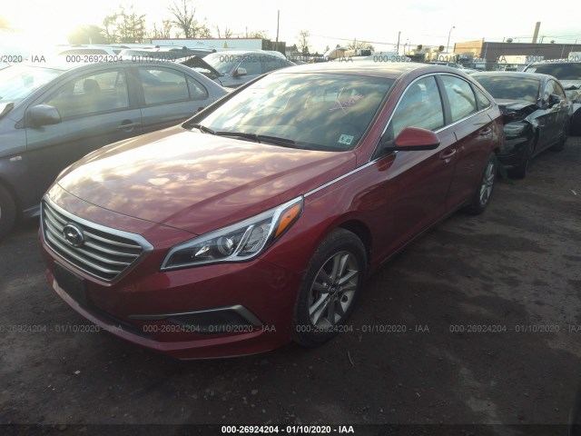 Photo 1 VIN: 5NPE24AF5GH288637 - HYUNDAI SONATA 