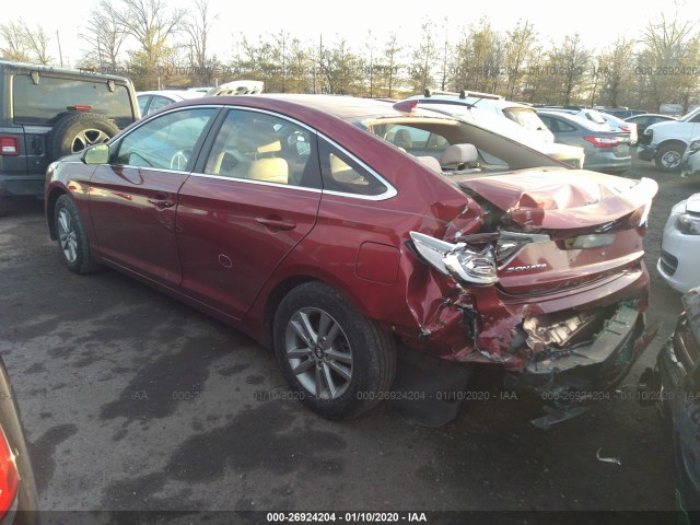 Photo 2 VIN: 5NPE24AF5GH288637 - HYUNDAI SONATA 