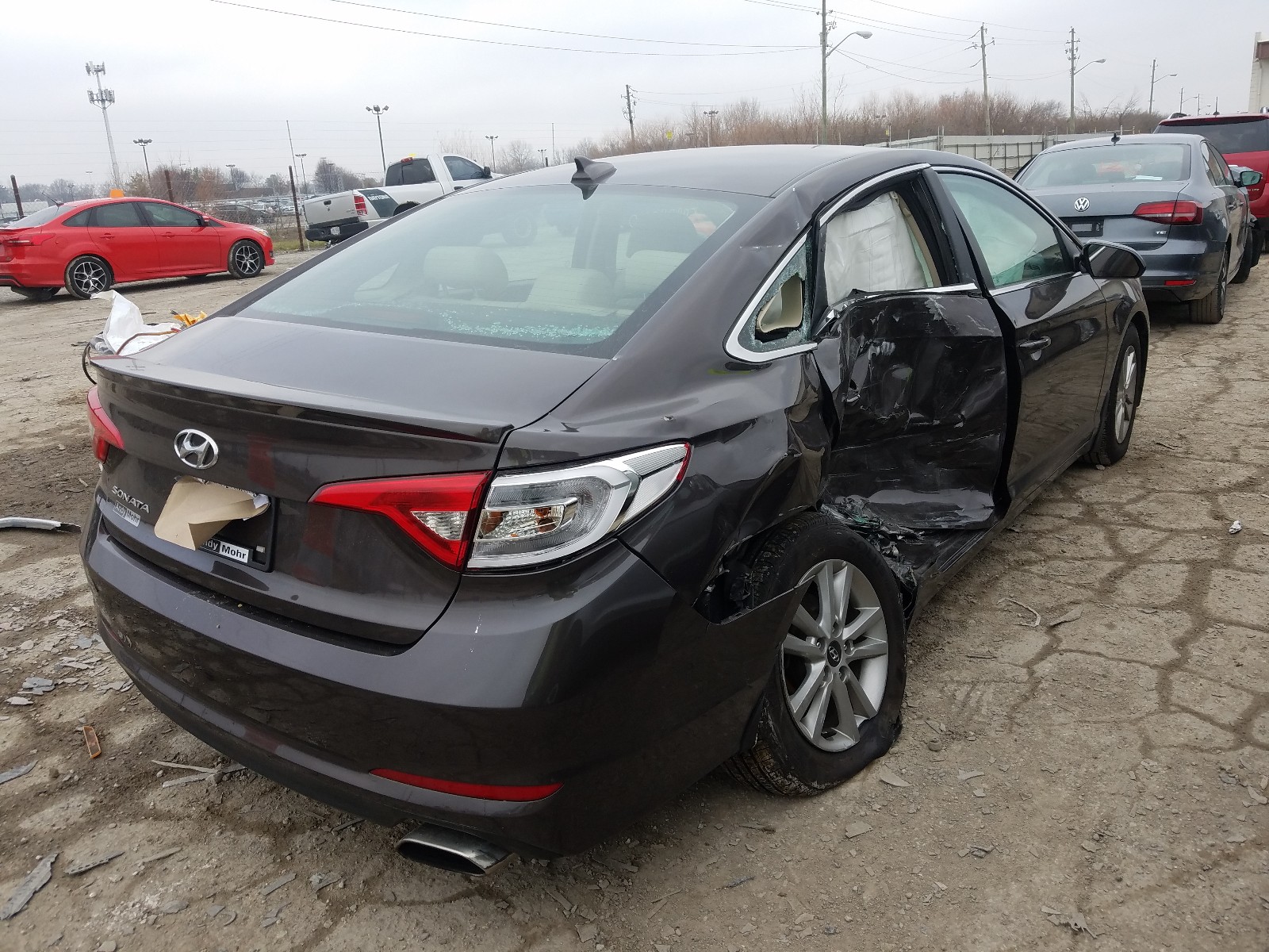 Photo 3 VIN: 5NPE24AF5GH289836 - HYUNDAI SONATA SE 