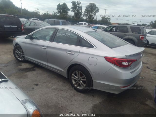 Photo 2 VIN: 5NPE24AF5GH297516 - HYUNDAI SONATA 