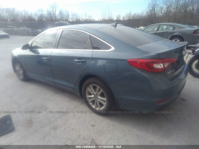 Photo 2 VIN: 5NPE24AF5GH305016 - HYUNDAI SONATA 