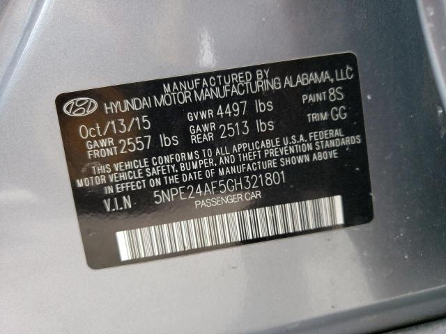 Photo 11 VIN: 5NPE24AF5GH321801 - HYUNDAI SONATA 