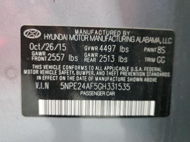 Photo 11 VIN: 5NPE24AF5GH331535 - HYUNDAI SONATA 