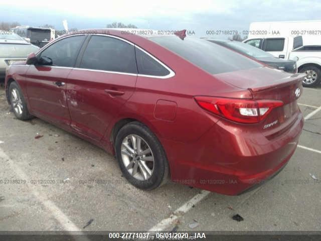 Photo 2 VIN: 5NPE24AF5GH344785 - HYUNDAI SONATA 