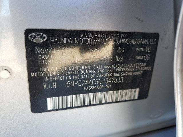 Photo 12 VIN: 5NPE24AF5GH347833 - HYUNDAI SONATA 