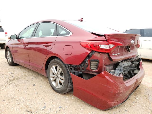 Photo 2 VIN: 5NPE24AF5GH353244 - HYUNDAI SONATA SE 