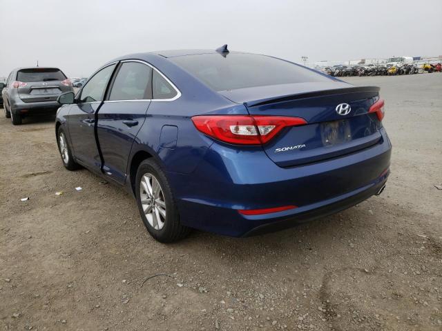 Photo 2 VIN: 5NPE24AF5GH372635 - HYUNDAI SONATA SE 